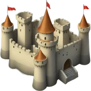 Medieval castle sticker