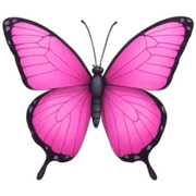 Pink Butterfly sticker