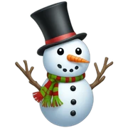 snowman sticker