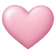 Light pink heart sticker