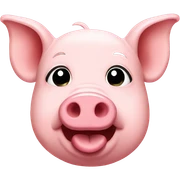 Pig sticker