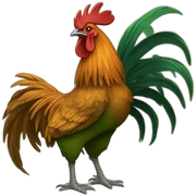 Swamp Rooster sticker