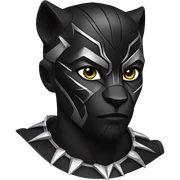 Black panther  sticker