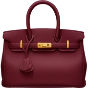 maroon birkin bag sticker