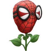 spiderman con un ramo de rosas sticker