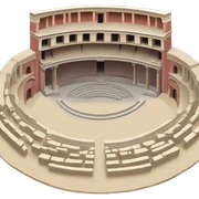 Ancient Greek Epidauros theatre sticker