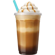 caramel iced coffee sticker