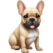 French bulldog sticker