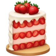 strawberry cake  sticker