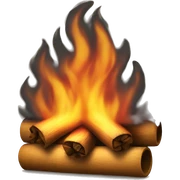 Christmas fire sticker