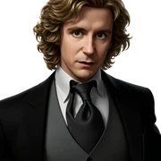 formal portrait of a young man sticker