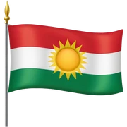 Kurdistan flag sticker