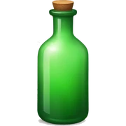 green potion bottle sticker
