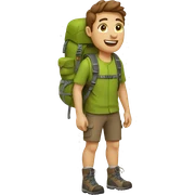 hiking sticker