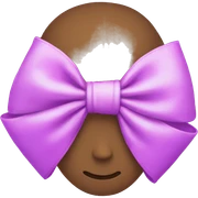Aesthetic bow sticker