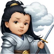 Moonlit Samurai sticker