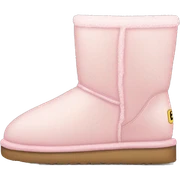 light pink uggs sticker