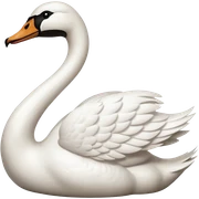 Swan sticker