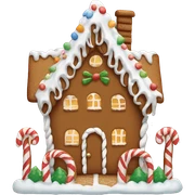 Gingerbread house sticker