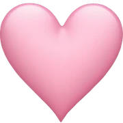 Light pink heart sticker