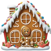 gingerbread house sticker