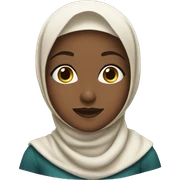 The girl in the hijab sticker