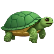 Tortuga con oso sticker