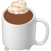 aesthetic Hot Chocolate Mug sticker