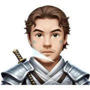 Moonlit Samurai sticker