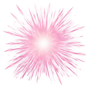 a pink sparkle sticker