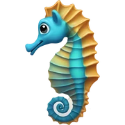 Seahorse sticker