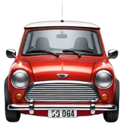 classic mini cooper sticker