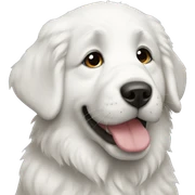 Great Pyrenees puppy sticker
