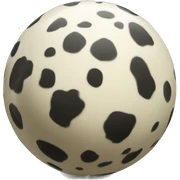 Dalmatian jasper sphere  sticker