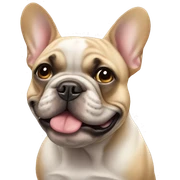 French bulldog sticker