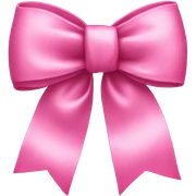 Pink bow  sticker