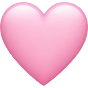 pink pastel heart sticker