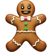 Aesthetic gingerbread man  sticker