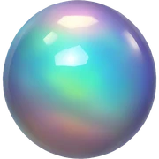 Opal Crystal sphere sticker