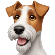 Fox terrier sticker