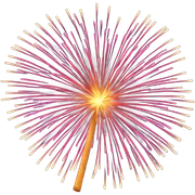 Fireworks sticker