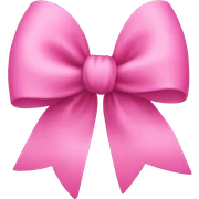 pink bow sticker