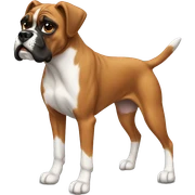 Boxer dog sticker