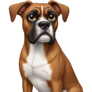 Boxer dog  sticker