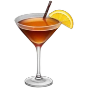 Manhattan cocktail sticker