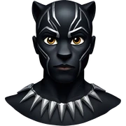 black panther sticker