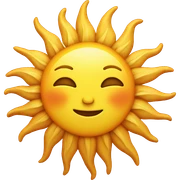 Sun sticker