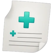 hospital note sticker
