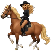 beyonce horseride sticker
