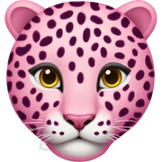 pink leopard sticker